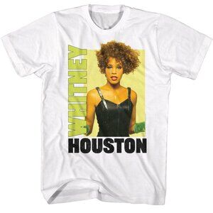 Whitney Houston With Gloves Vintage Music Graphic T Shirt 99